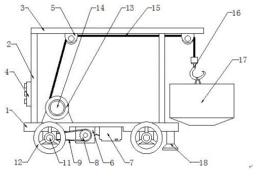 一种小型道路施工用吊装装置的制作方法