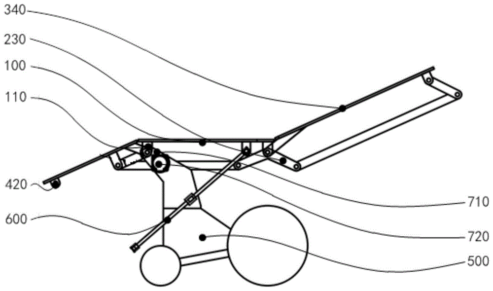 一种单旋转驱动三姿态变换的轮椅的制作方法