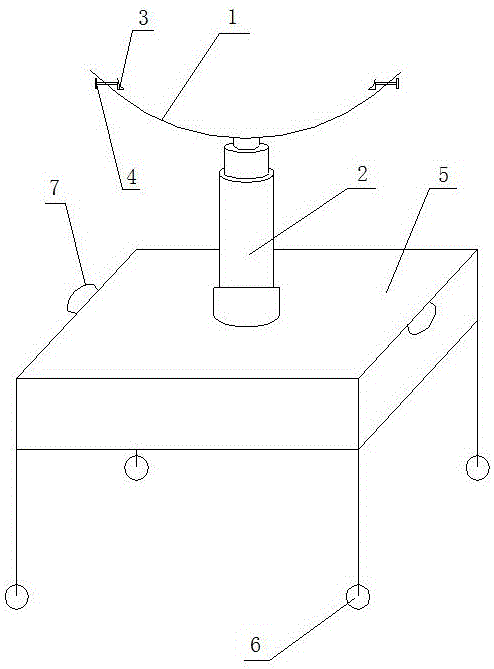 一种拆装悬挂式电机的专用工具的制作方法