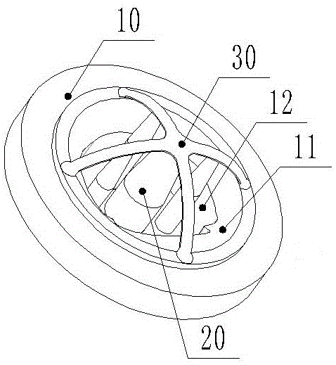 免充气空心轮胎出型模具的制作方法