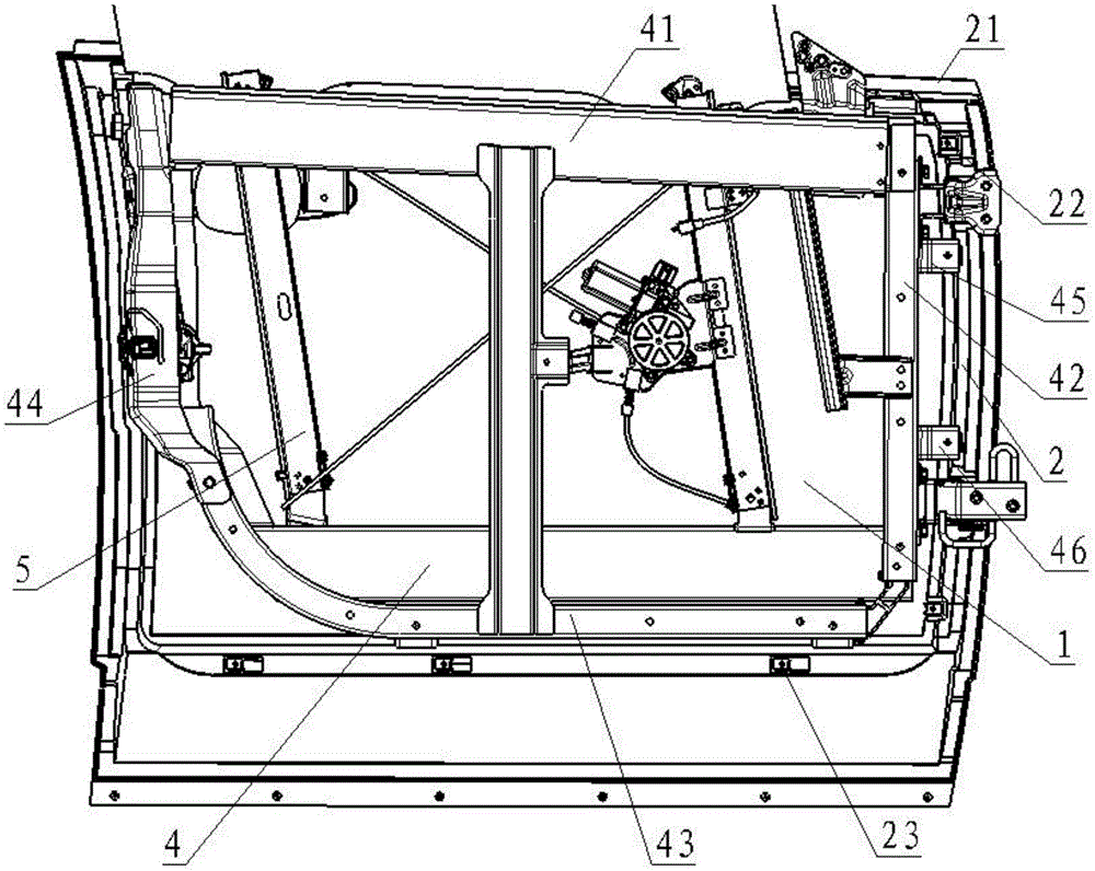 一种可拆卸式车门结构的制作方法