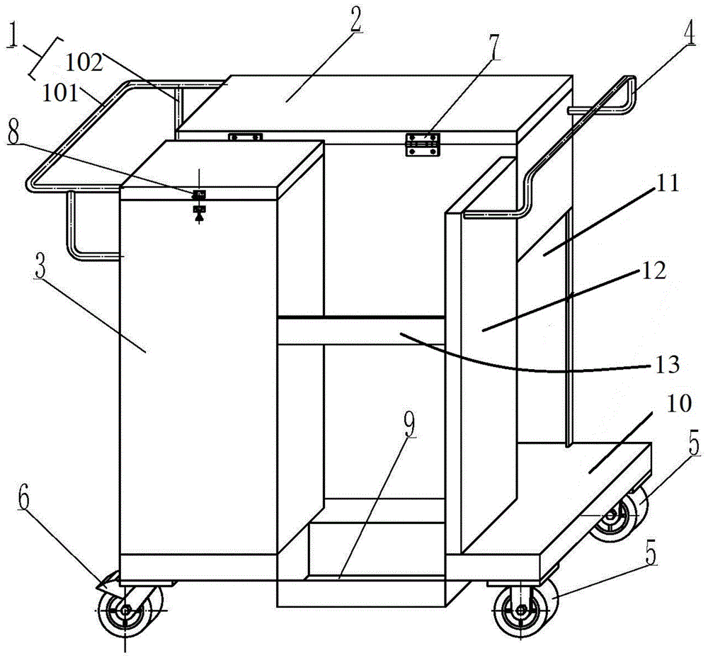 一种焊机小推车的制作方法