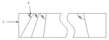 一种平面多角度的深槽及其加工方法与流程