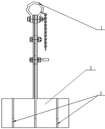 一种防夹手电极吊具的制作方法