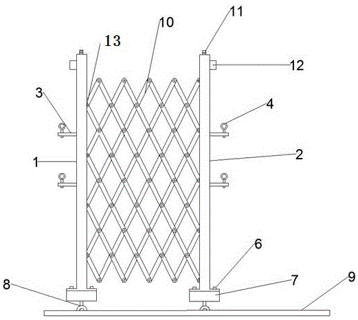 一种便捷建筑用围栏的制作方法