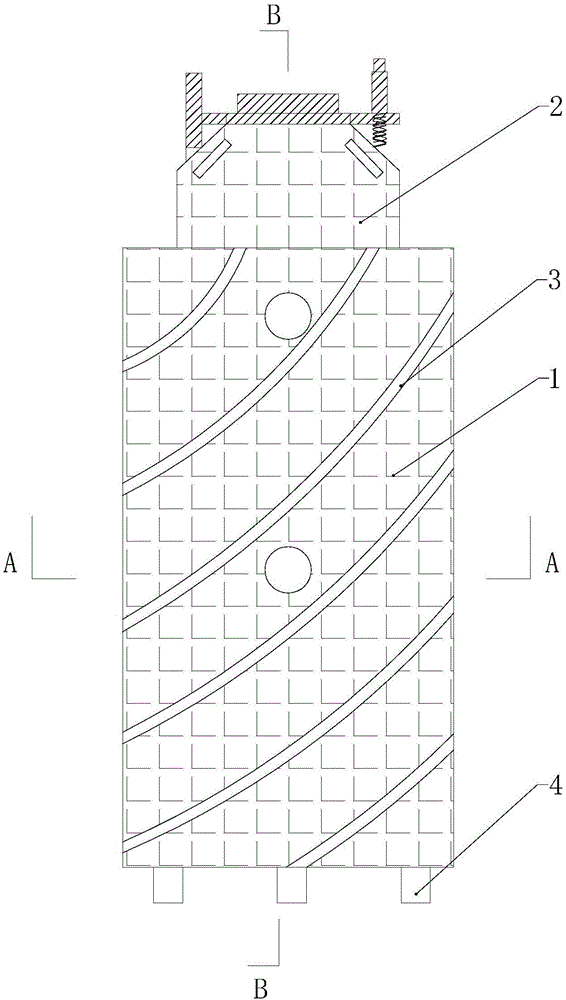 旋挖钻机用钻头组合的制作方法