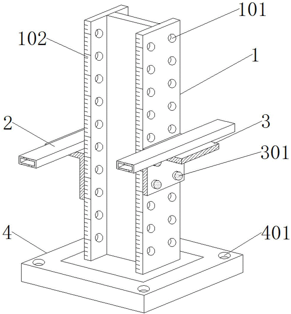 一种大型建筑设备用钢结构支撑架的制作方法