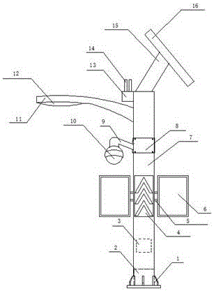一种光能智慧路灯的制作方法