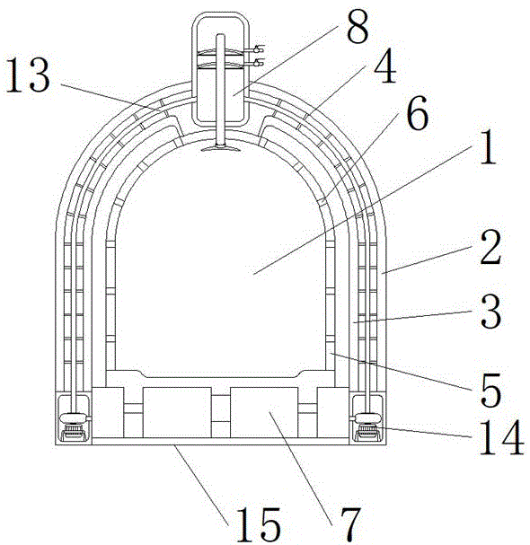 二次焙烧隧道窑窑体结构的制作方法