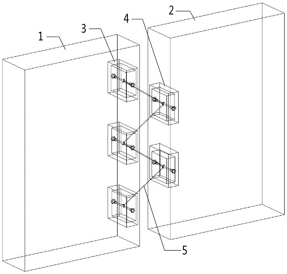 一种装配式剪力墙耗能减震水平连接结构的制作方法
