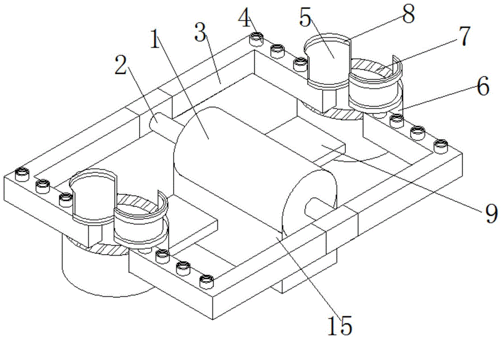 一种双工位水泵测试台自动装夹机构的制作方法