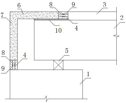 一种连接板-桥台背墙组合的伸缩缝构造及其施工方法与流程