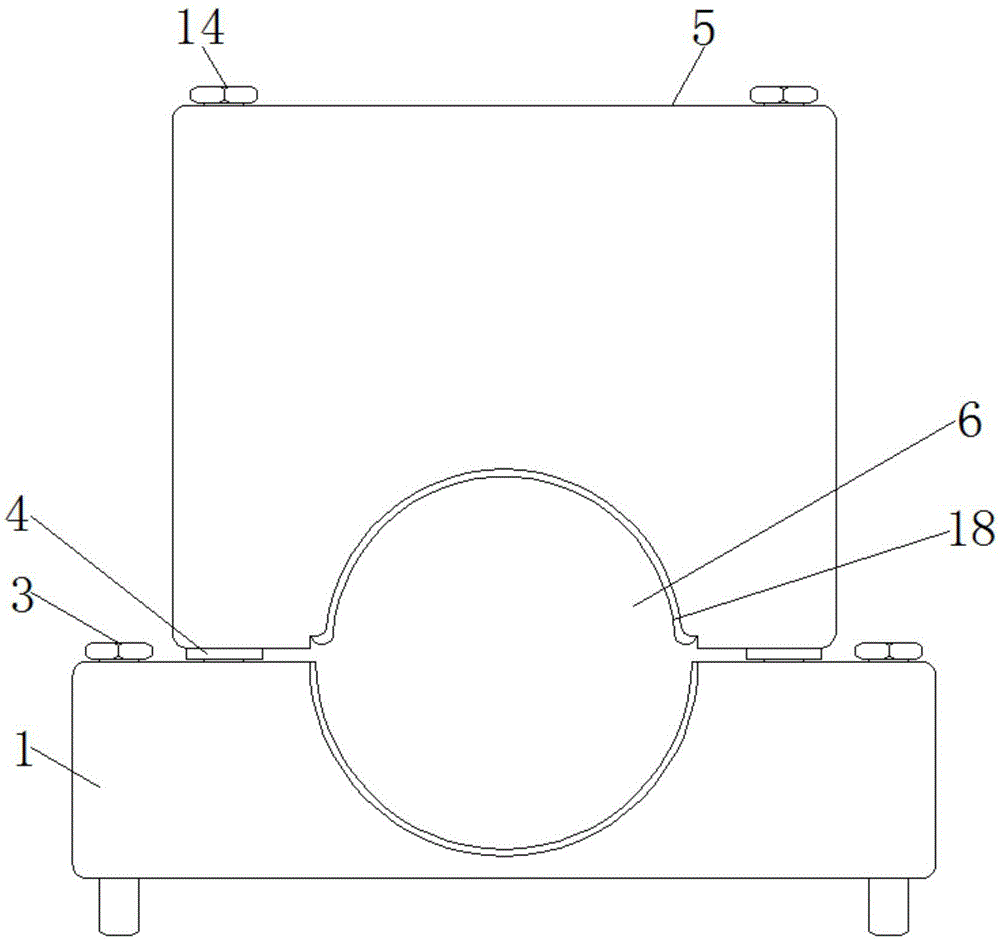 一种室内交叉管道铺设用固定装置的制作方法