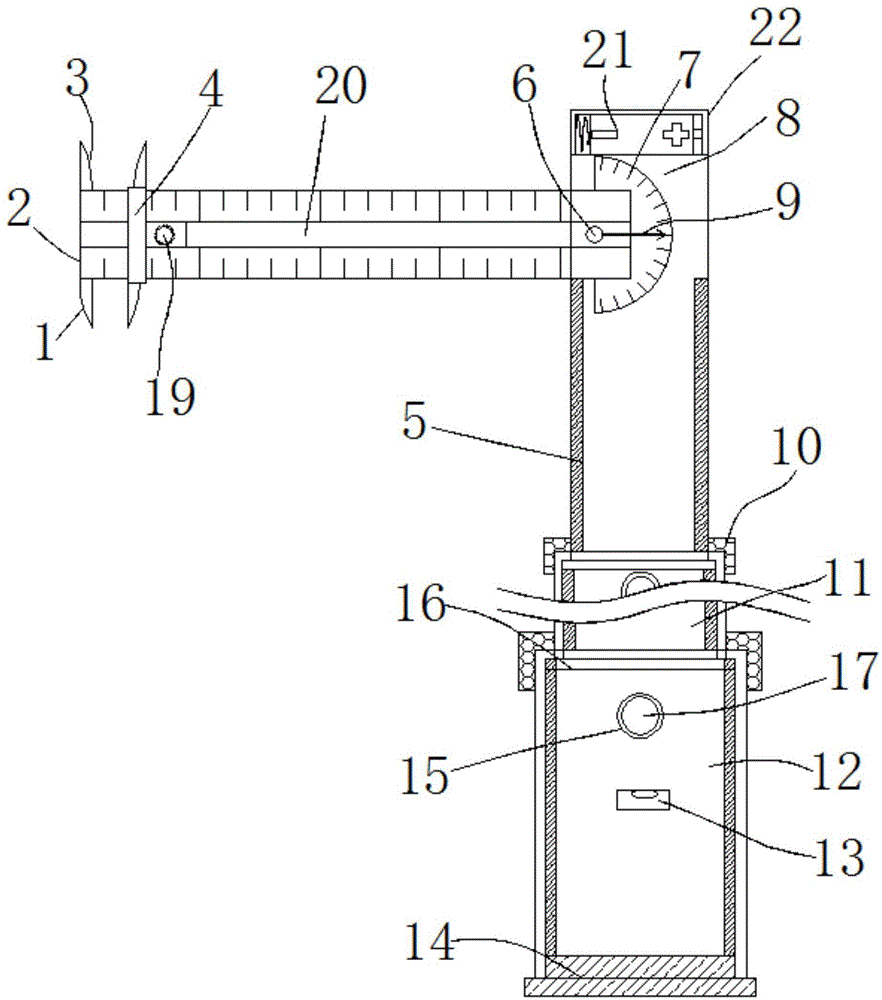 一种建筑工程测量尺的制作方法