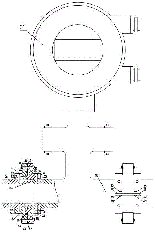 一种气体腰轮流量计装置的制作方法