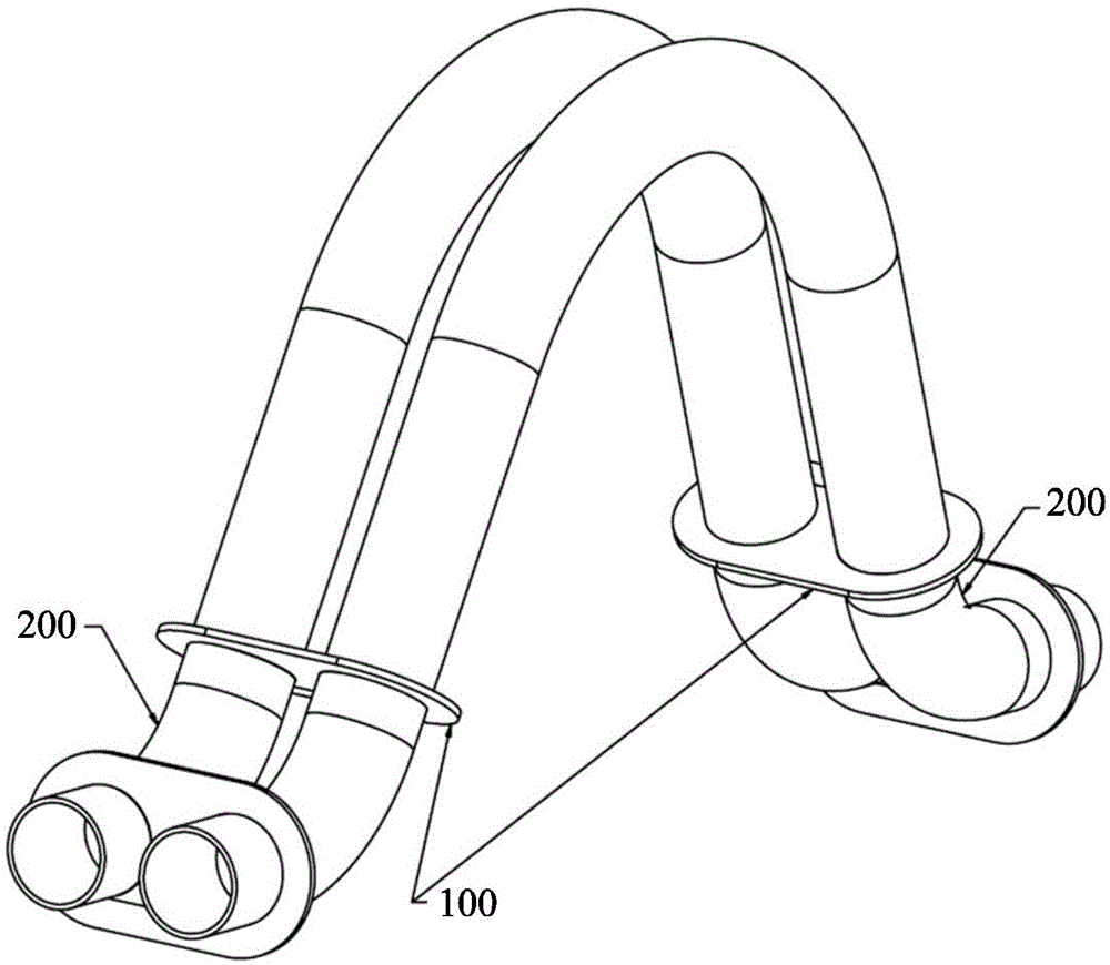 双管型科里奥利质量流量计的流量管用支撑片的制作方法
