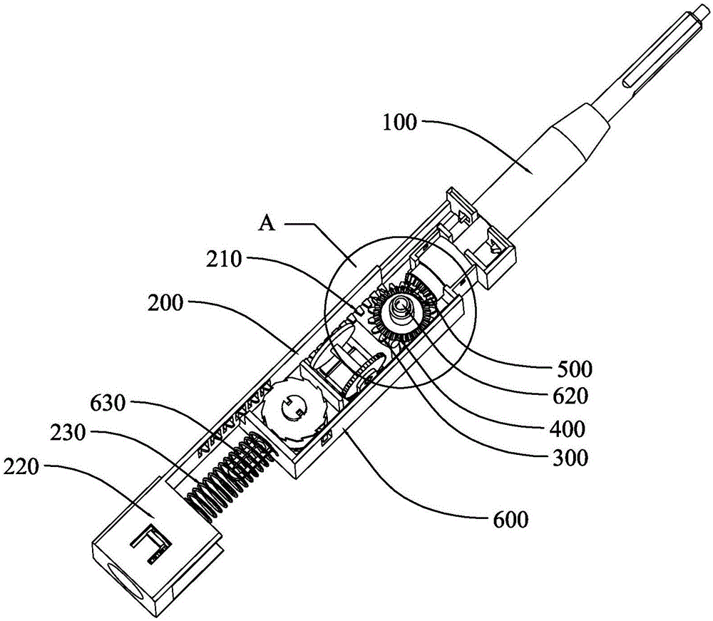 一种光纤清洁器清洁针传动机构的制作方法