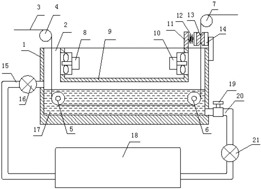 一种聚丙烯电容膜生产用冷却成型装置的制作方法