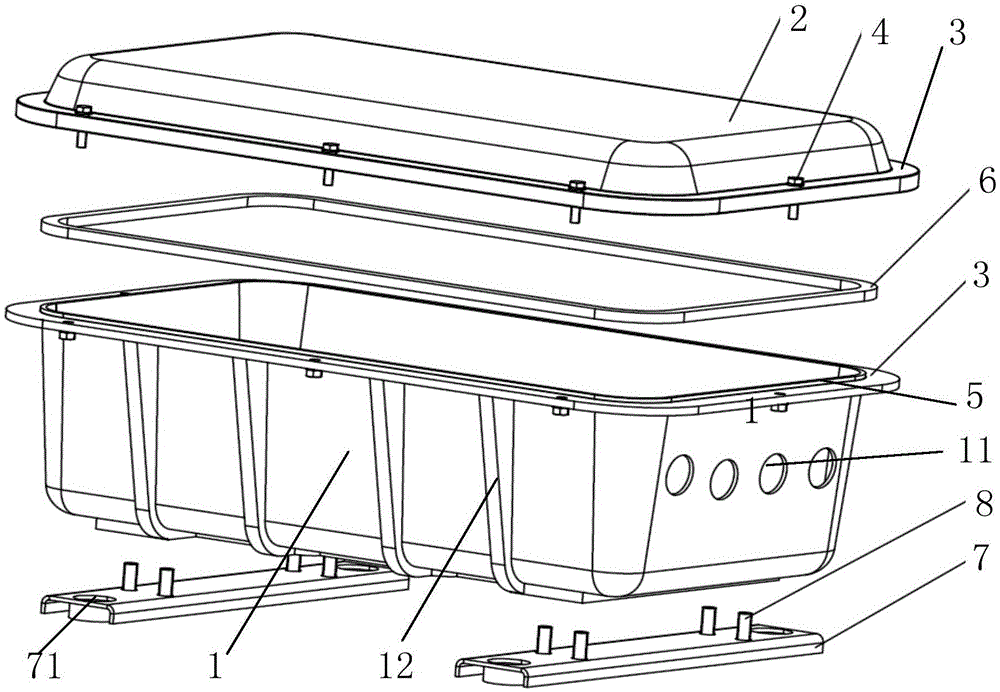 一种户外SMC电气箱结构的制作方法