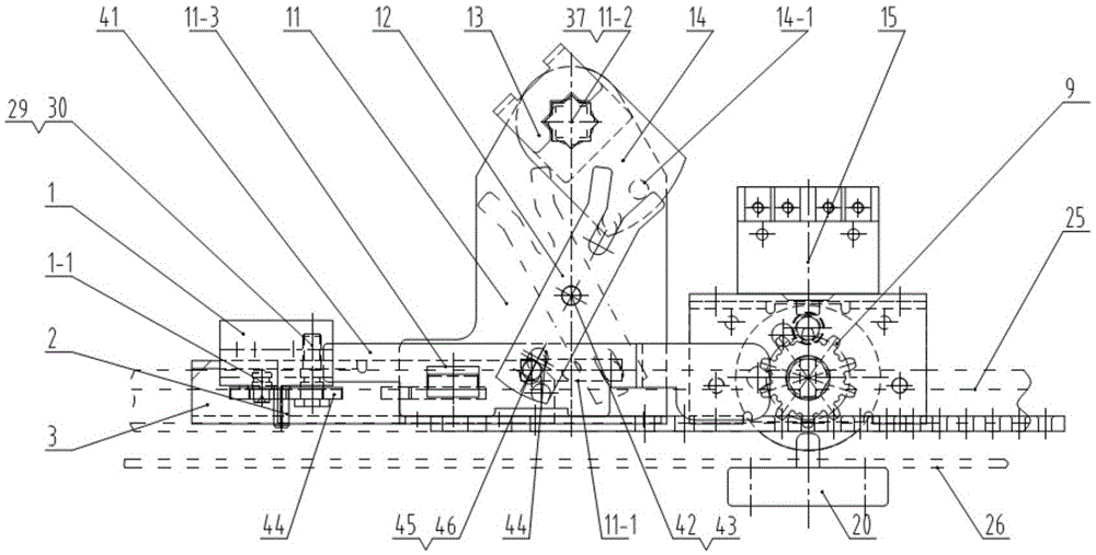 电气开关柜低压抽屉旋转推进机构的制作方法