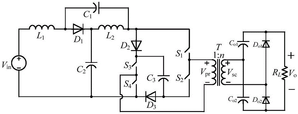 适用于光伏发电的隔离型高增益准Z源DC-DC变换器的制作方法