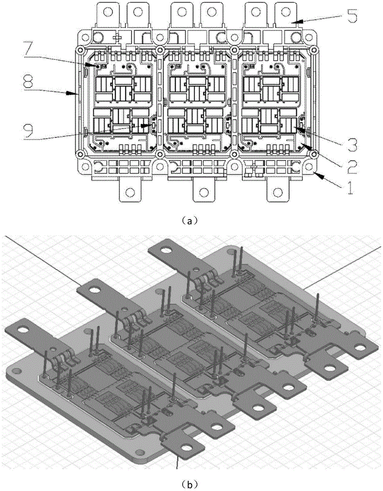 一种结构紧凑且寄生电感低的功率模块的制作方法