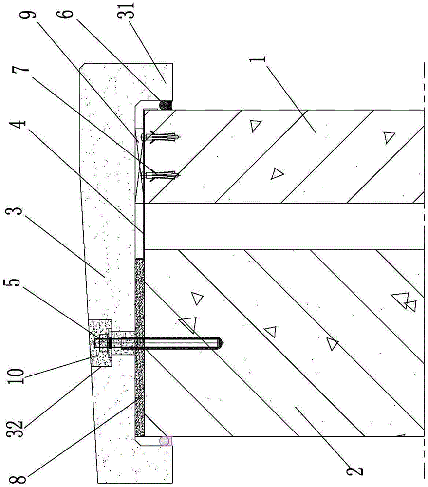 一种预制混凝土压顶结构及其制作方法与流程