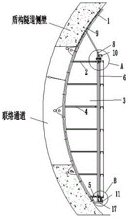 一种地铁盾构隧道联络通道安全门的制作方法