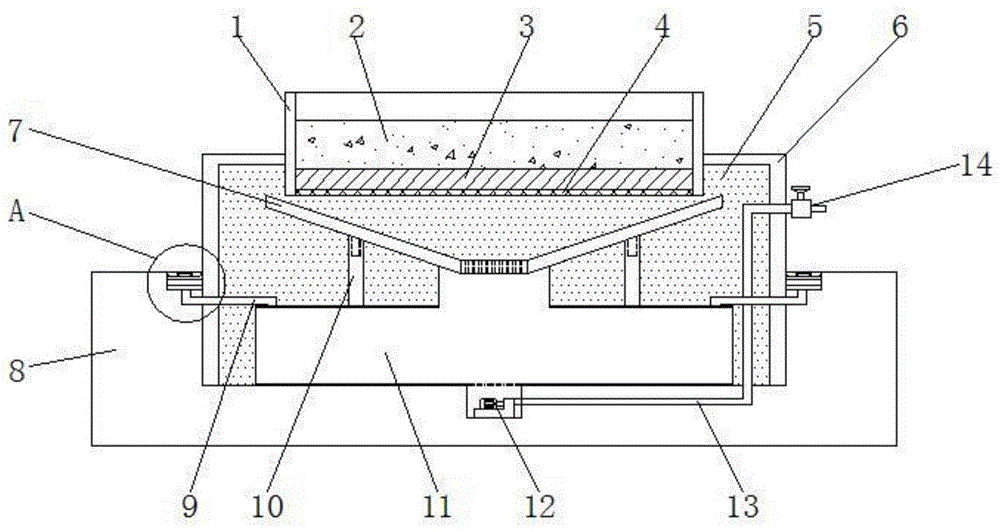 一种绿色建筑雨水可循环利用结构的制作方法