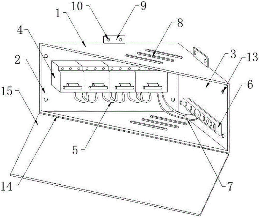 一种三棱柱配电箱的制作方法