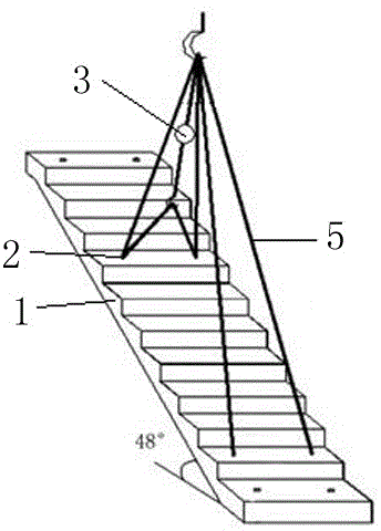 一种预制楼梯吊装连接结构及吊装方法与流程