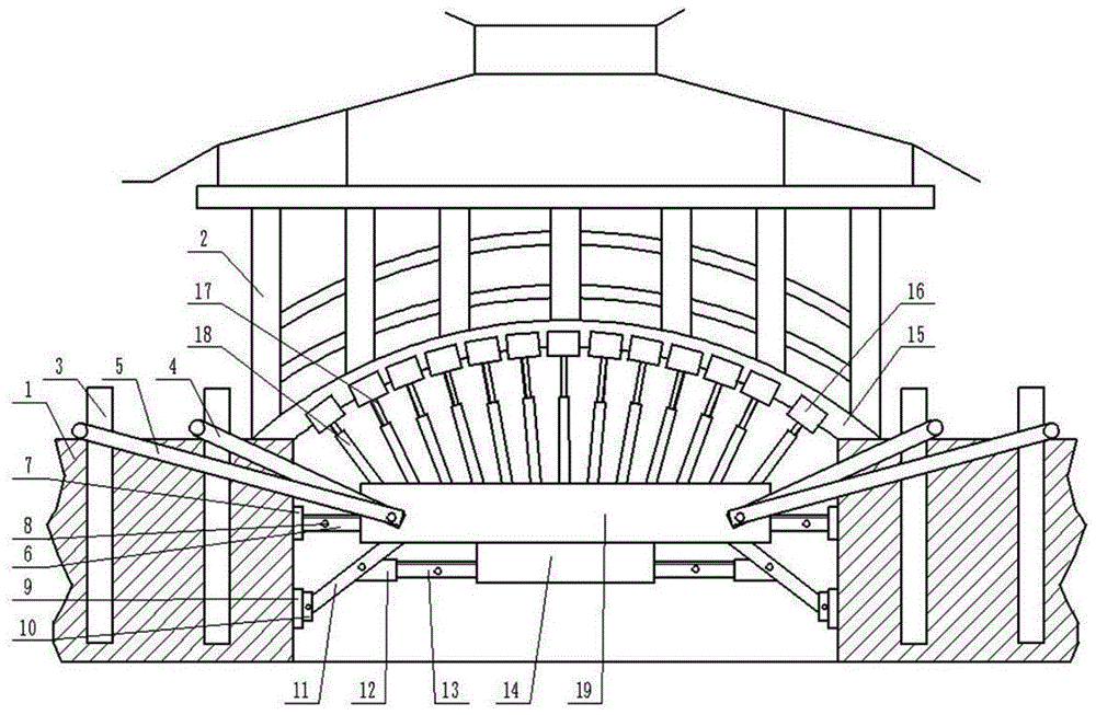 一种古建筑廊桥的修复加固装置及其安装方法与流程