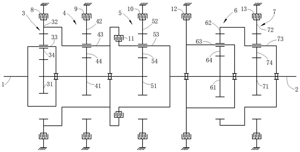 一种推土机用八挡变速箱的制作方法