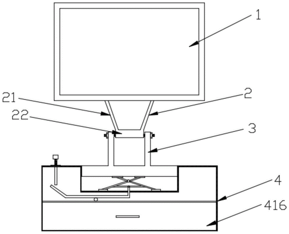 一种计算机显示器用多功能提升装置的制作方法