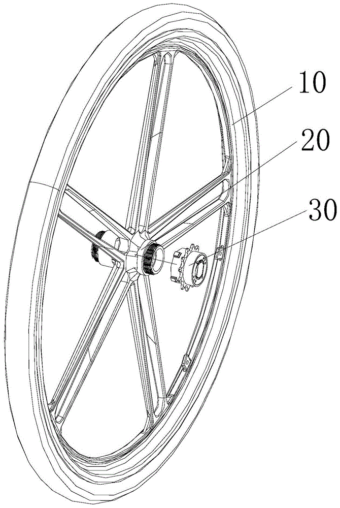 轮组结构以及一种自行车的制作方法