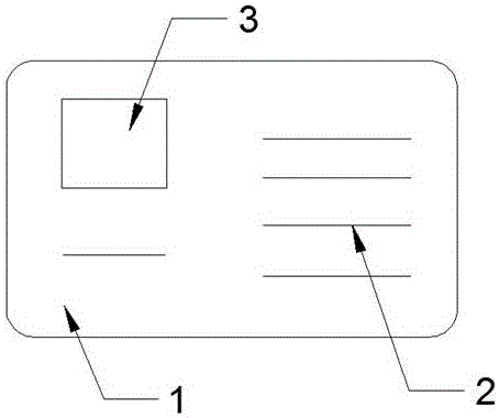 一种带定位功能的身份名片的制作方法