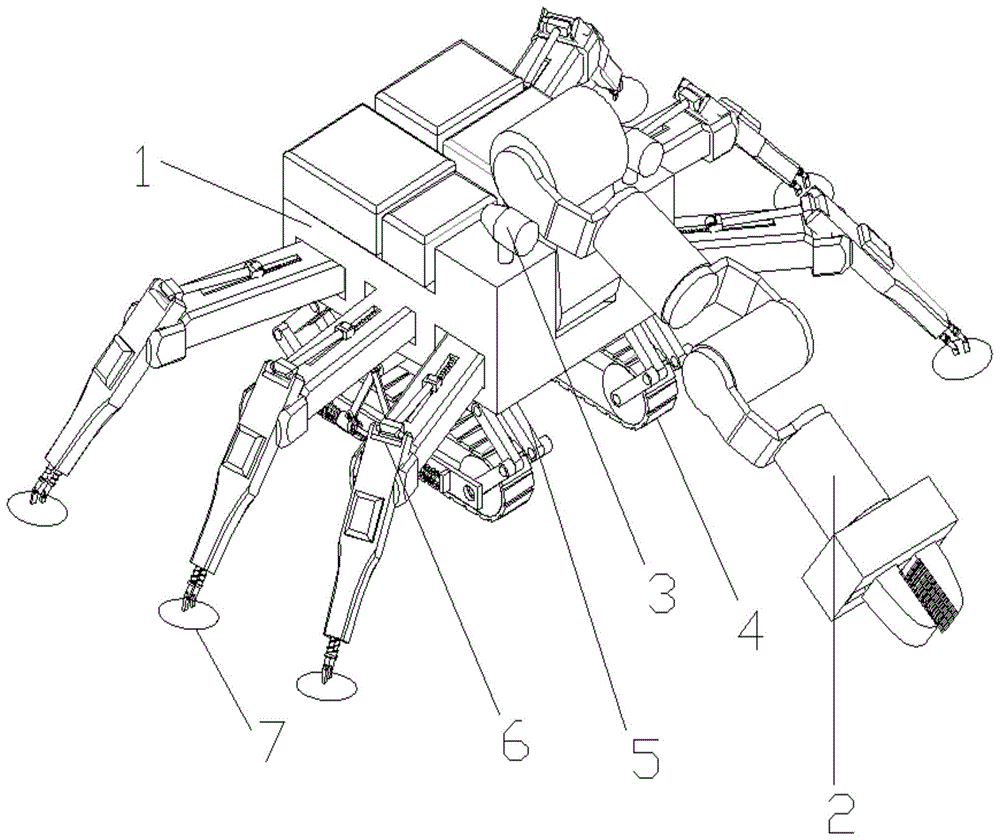 一种仿生蜘蛛探测机器人的制作方法