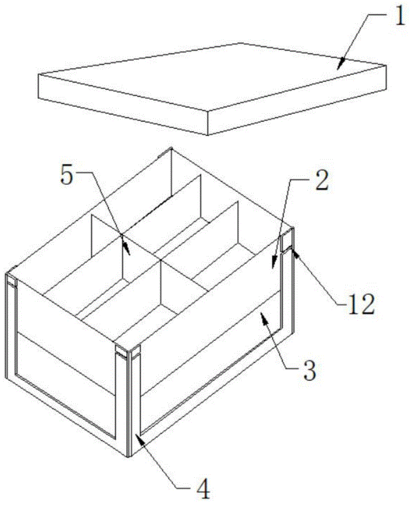 一种可分类腔室填装包装纸箱的制作方法