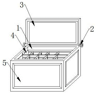 一种大型轴瓦用收纳箱的制作方法