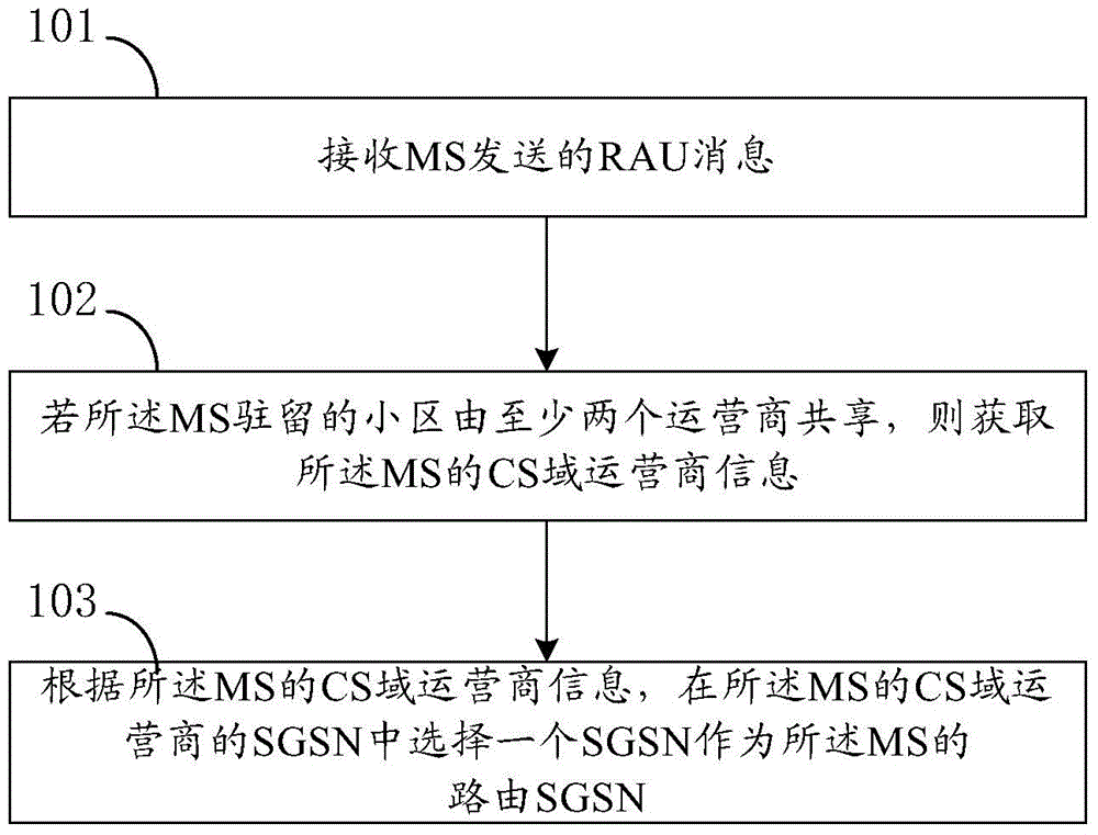 选择路由SGSN的方法、设备和系统与流程