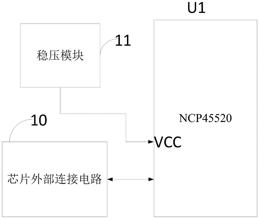 一种VR芯片上电前短路保护测试装置及方法与流程