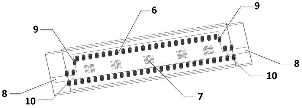 一种基于折叠基片集成波导和互补开口谐振环的宽带带通滤波器的制作方法