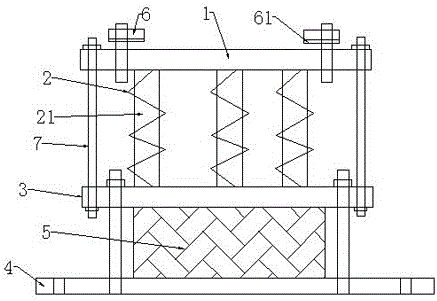 一种气动隔膜泵用减震装置的制作方法