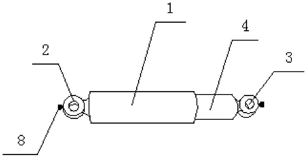 一种拉索用侧向耗能与位移补偿的阻尼器的制作方法
