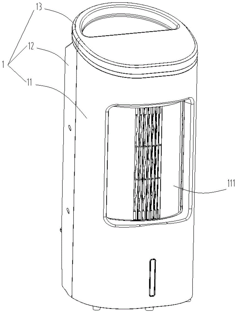 一种空调扇风道转动结构及其空调扇的制作方法