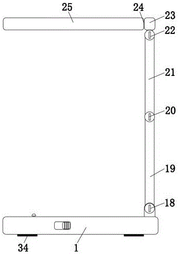 一种学生复习用的节能环保台灯装置的制作方法