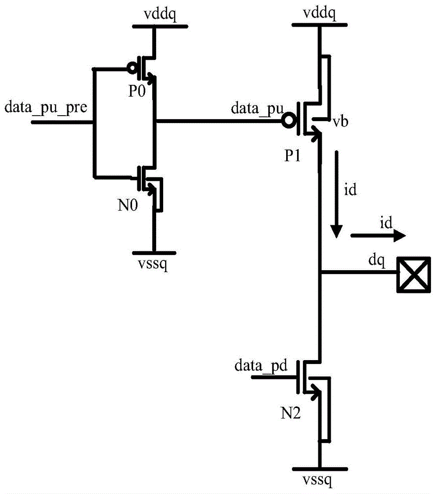 一种DRAM输出驱动电路及其减小漏电的方法与流程