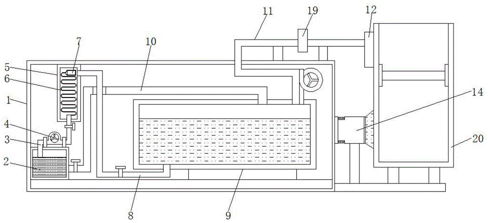 一种超音频电加热炉用的冷却水循环装置的制作方法