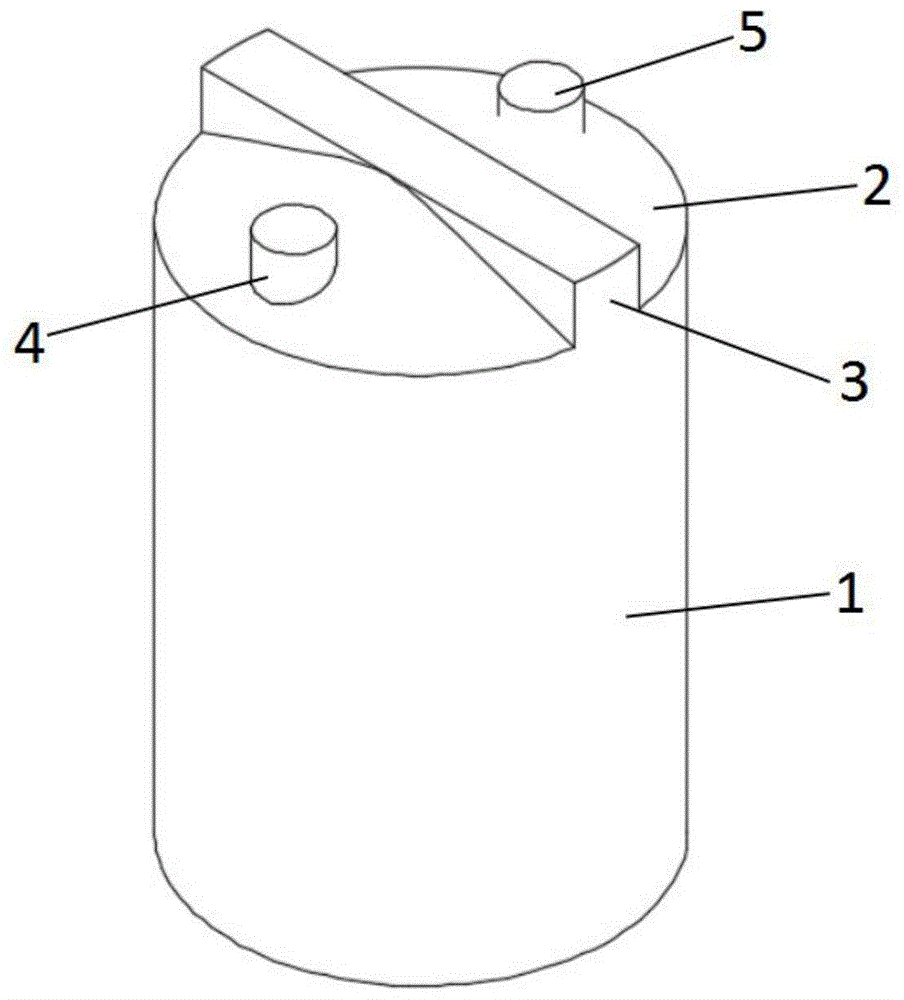 一种用于酸桶内液体高度的限位提示和警报装置的制作方法