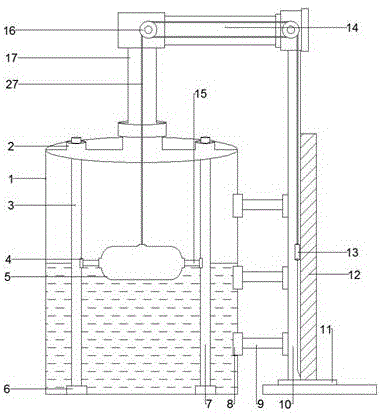 一种浮标式气压水面液位计的制作方法